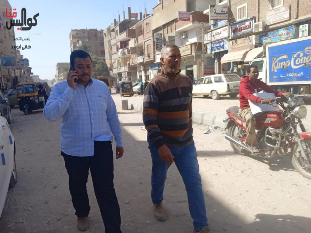 حملة لرفع الإشغالات وتركيب بلدورات جديدة بشوارع مركز ابوتشت